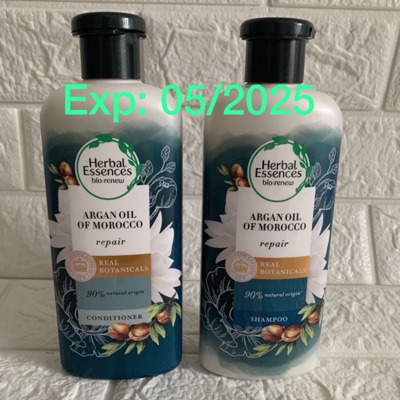 Jual Herbal Essences 400 ml Argan Oil Conditioner & Shampoo Kondisioner