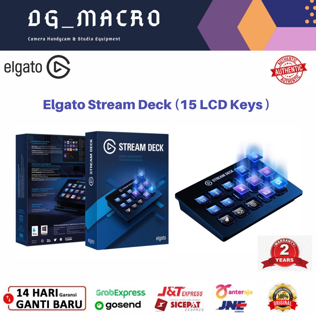 Jual Elgato Stream Deck 15 LCD Keys Live Controller | Shopee Indonesia