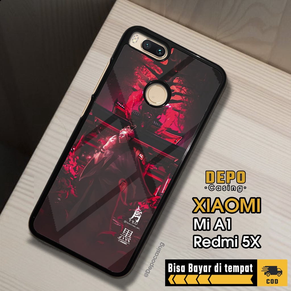 iphone mi a1 back cover glass Case Redmi 5X MI A1 Casing Xiaomi Redmi 5X MI A1 Depo Casing [JJK1] Case  Glossy Case Aesthetic Custom Case Anime Case Hp Xiaomi Casing Hp Keren  Kesing