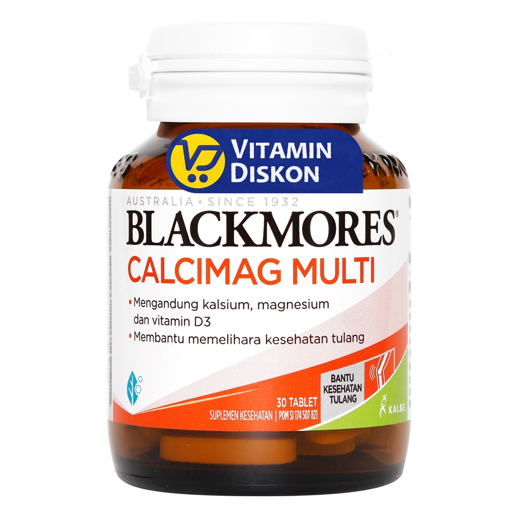 Jual Blackmores Calcimag Multi BPOM Kalbe 30 Tab | Suplemen Vitamin D3 ...