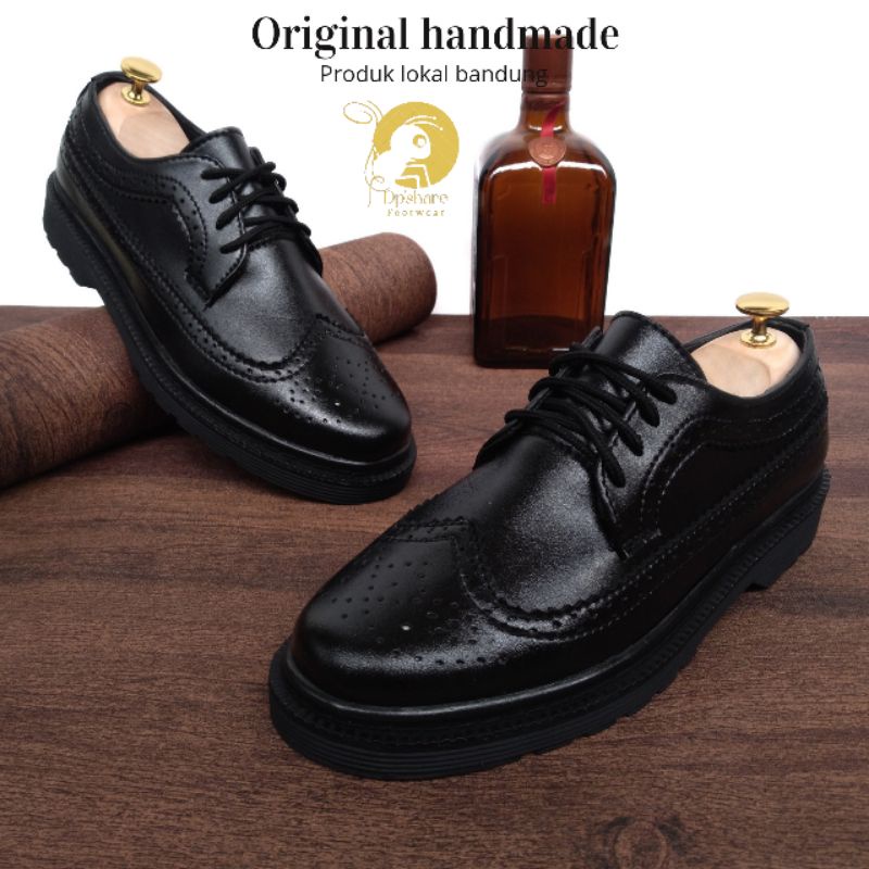 Jual Sepatu Pormal Docmart Loafer pria | Sepatu wingtip | Shopee Indonesia