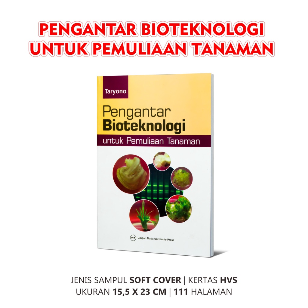 Jual Buku Pertanian / Pengantar Bioteknologi Untuk Pemuliaan Tanaman ...