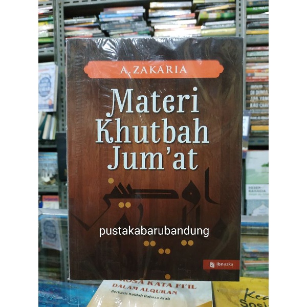 Jual Buku Materi Khutbah Jumat Lengkap Edisi Terbaru By A Zakaria Shopee Indonesia