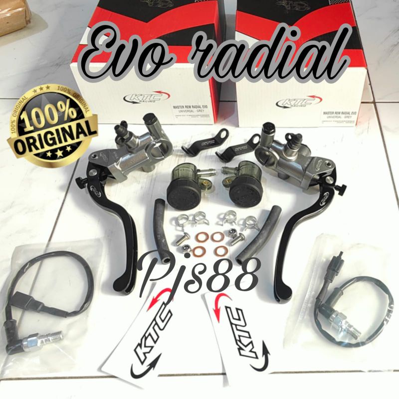 Jual Master Rem Set Ktc Evo Radial Master Rem Ktc Evo Radial Plus Switch Rem Nmax