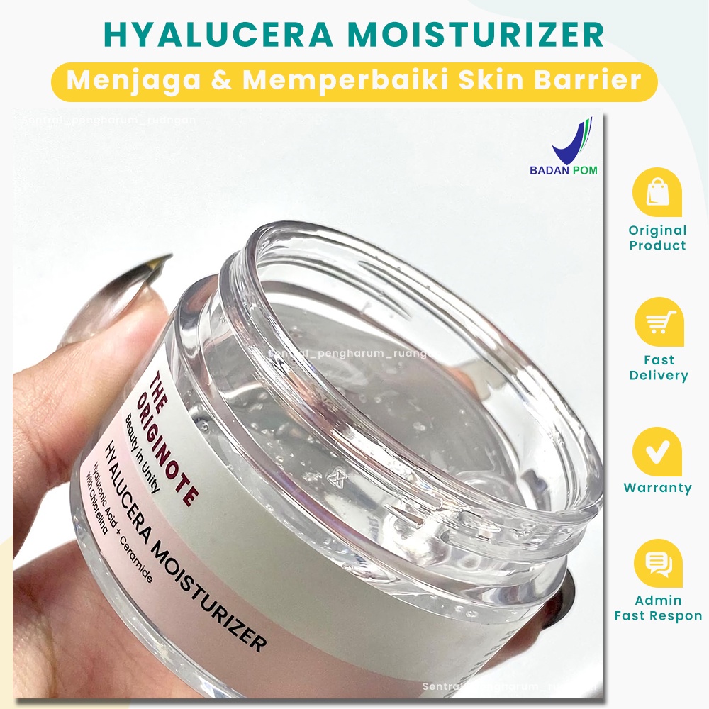 Jual The Originote Hyalucera Moisturizer Gel 50ml Original BPOM Pelembab Wajah Untuk Memperbaiki