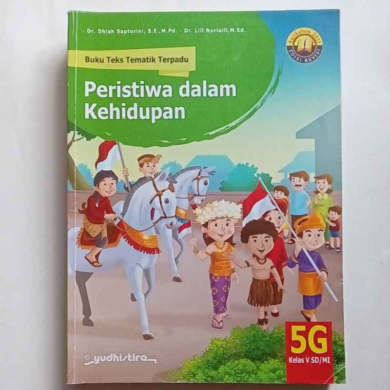 Jual Buku Teks Tematik Terpadu Untuk Sdmi Kelas 5 Tema 5a5b5c5d5e5f5g5h Kurikulum 2013 