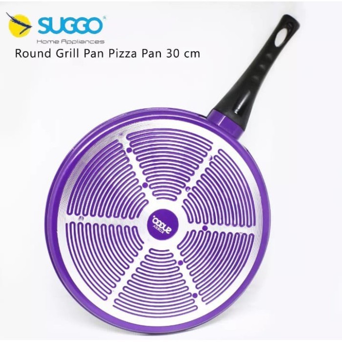 Jual SUGGO Round Grill Pan Teflon Pizza Anti Lengket 30 Cm Shopee