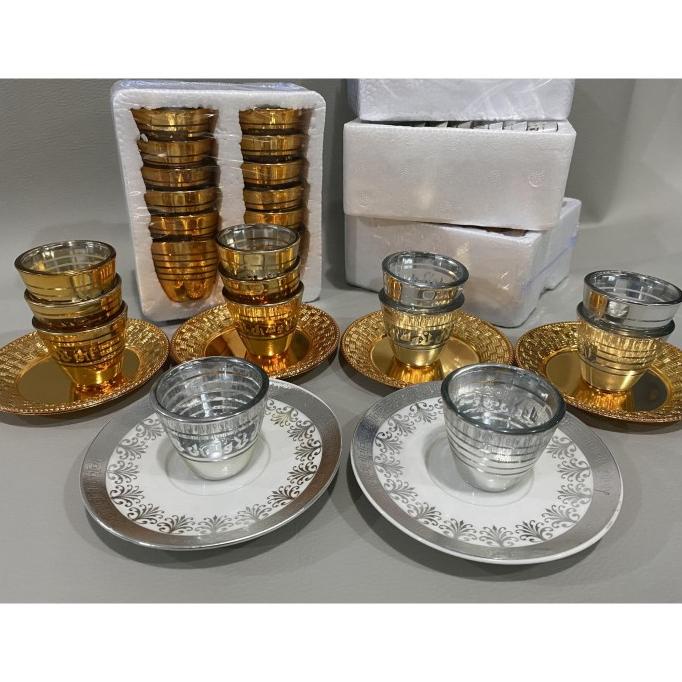 Jual Gelas Air Zamzam Gelas Cucing Goldsliver Isi 12pcs Shopee Indonesia 5221
