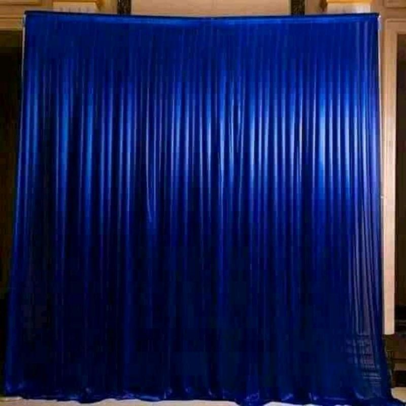 Jual Background tinggi 2 meter sudah dirempel / bergelombang. bahan