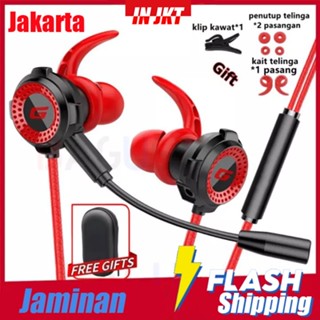 IN JKT Headset Gaming PUBG Bass Noise Cancelling dengan Dual Mic Mobile Earphone Hifi Handsfree