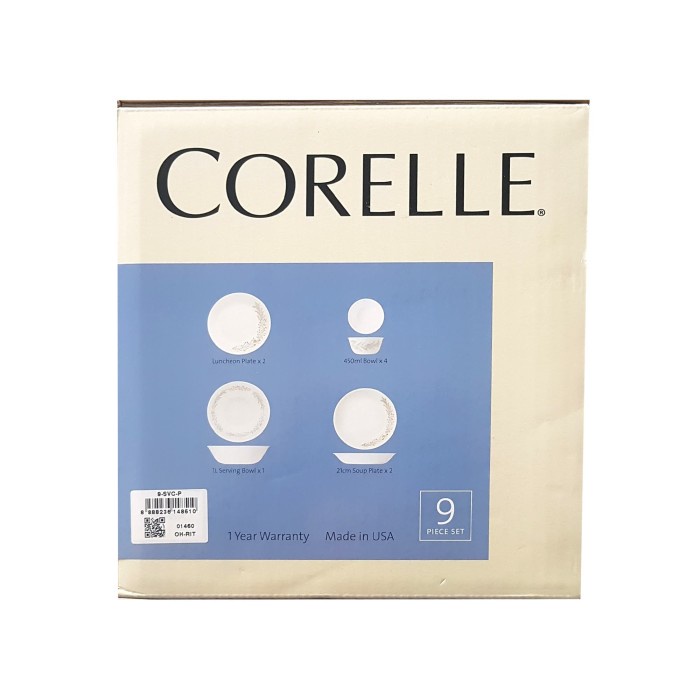 Jual Corelle Silver Crown Starter Set 9Pc | Shopee Indonesia