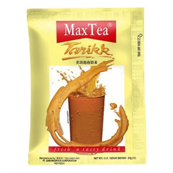 Jual Max Tea Teh Tarik 1 Sachet Shopee Indonesia 7781
