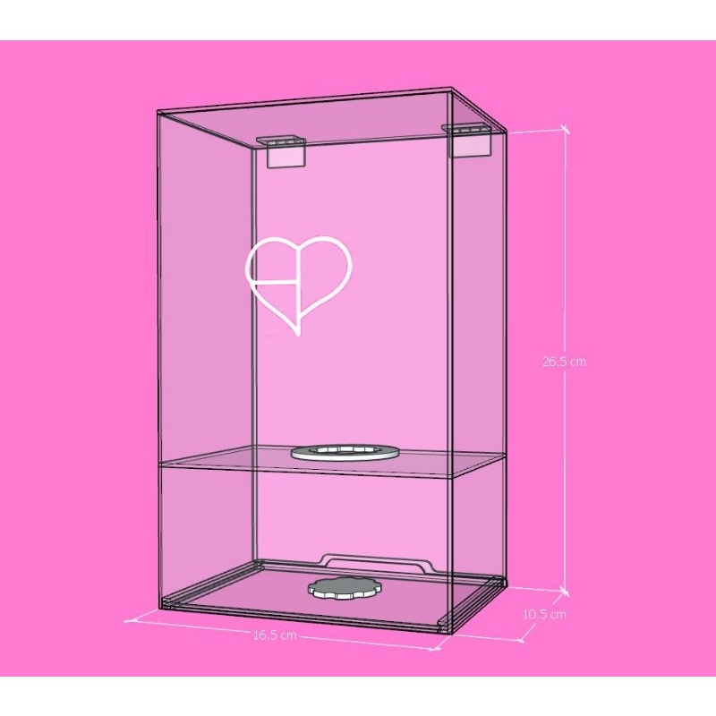 Jual Acrylic Showcase - Box Display Lightstick BP Versi 2 2022 | Tempat ...