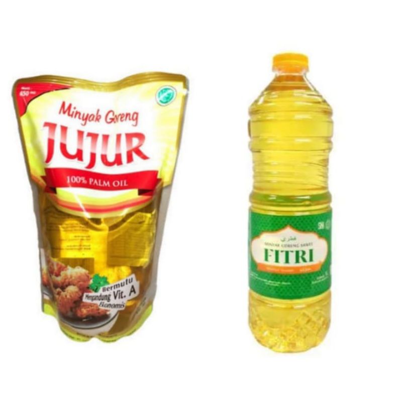 Jual Paket Duo Hemat 2 Minyak Goreng Btl Fitri 1lt 1 Botol And 1 Pouch