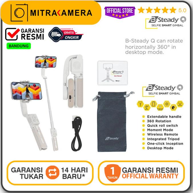 Jual Brica B-Steady Q Selfie Smart Gimbal Official Waranty | Shopee ...