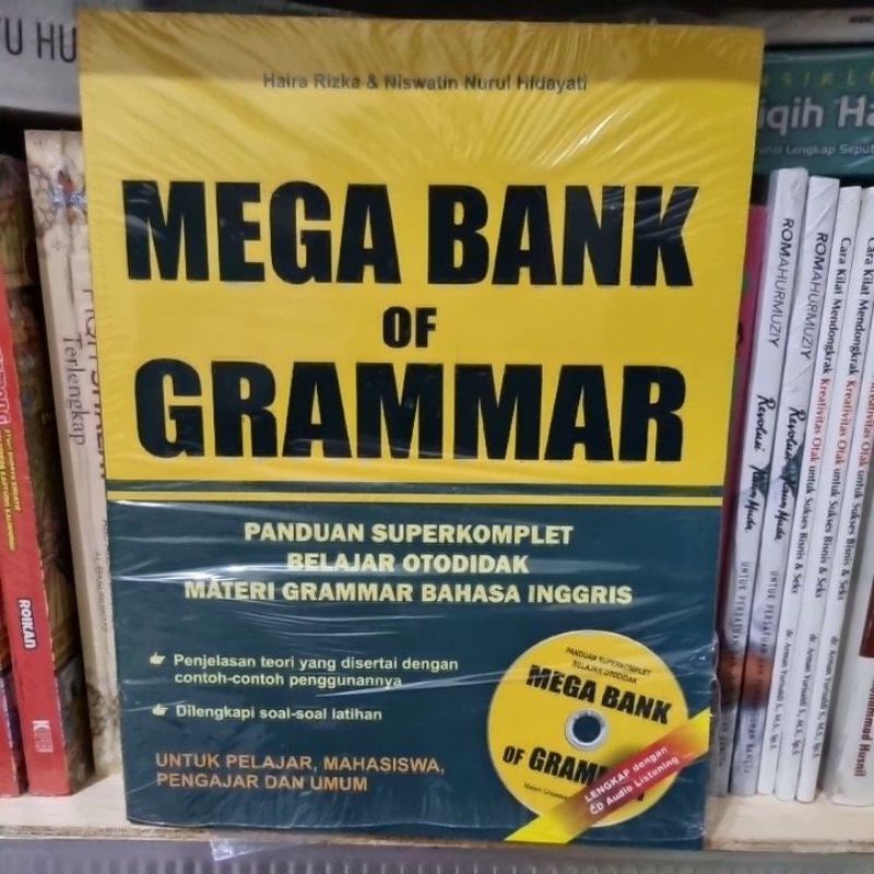 Jual Buku Mega Bank Grammar Panduan Super Komplet Belajar Otodidak