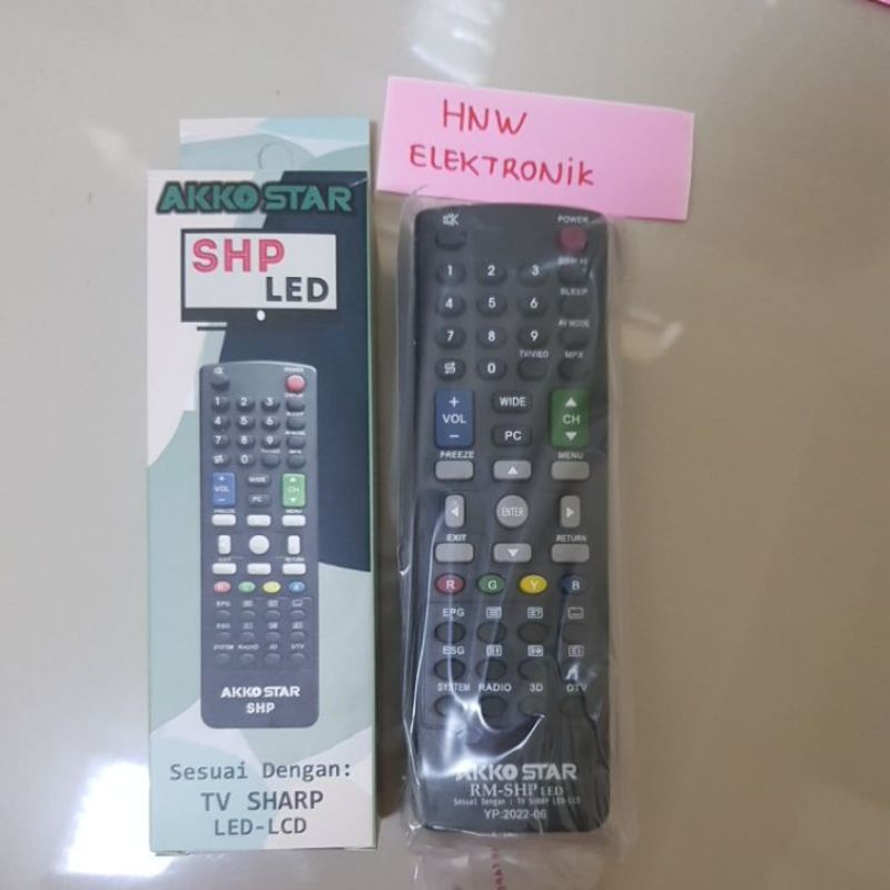 Jual Remot Remote Sharp Dus Tv Lcd Led Akko Stazr Langsung Pakai Tanpa