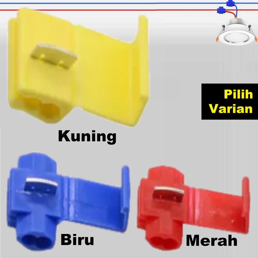 Jual Snap Lock Quick Connector Jumper Terminal Konektor Klip Kabel