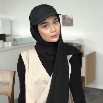 Jual COD Topi Pasmina Instan Ceruty Babydoll // Topi Hijab // Topi ...