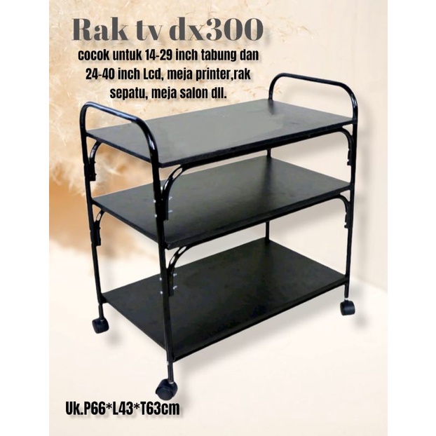Jual Rak TV Besi DX300 Meja TV - INDAH | Shopee Indonesia