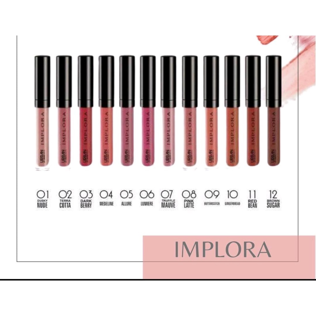 Jual IMPLORA LIPCREAM / IMPLORA URBAN/ LIPCREAM IMPLORA / LIP CREAM ...