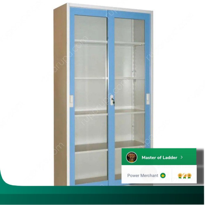 Jual Krisbow Lemari Besi Arsip Kantor Filling Cabinet Pintu Sliding