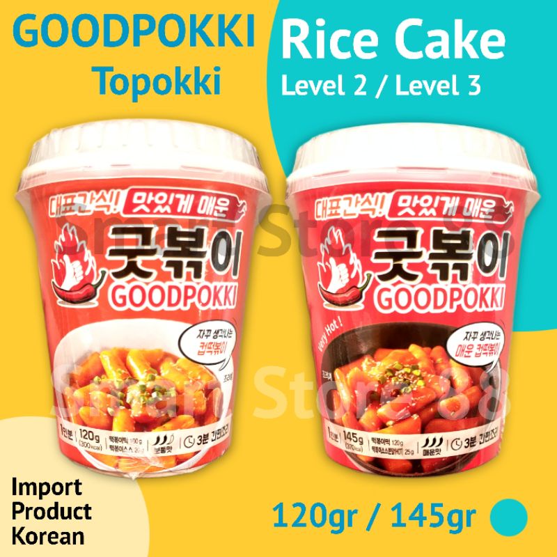 Jual GOODPOKKI TOPOKKI RICE CAKE CUP IMPORT KOREA | Shopee Indonesia