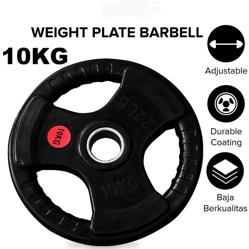 Jual Plate Weight Plat Beban Barbell 10kg Piringan Barbel Shopee