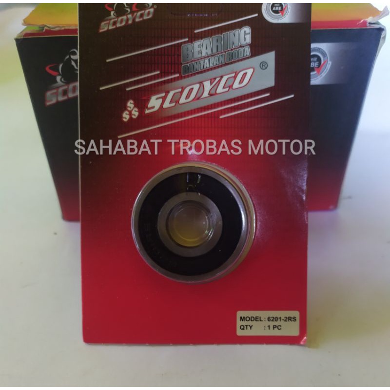 Jual Bearing Laher Laker Roda/Bantalan Klaker 6201 2RS Kemasan Press ...