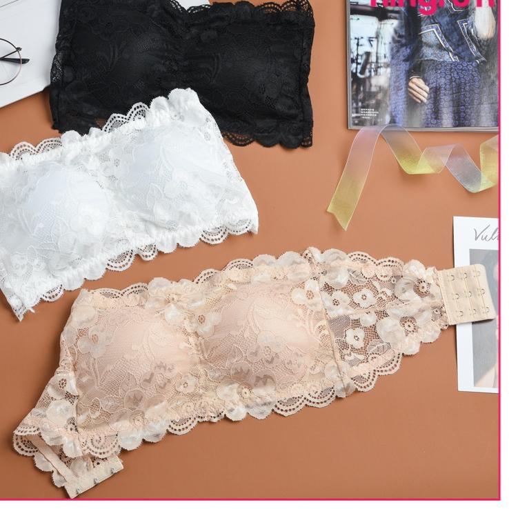 Jual Ningrum pakaian dalam wanita bra kemben dengan busa bh renda ...