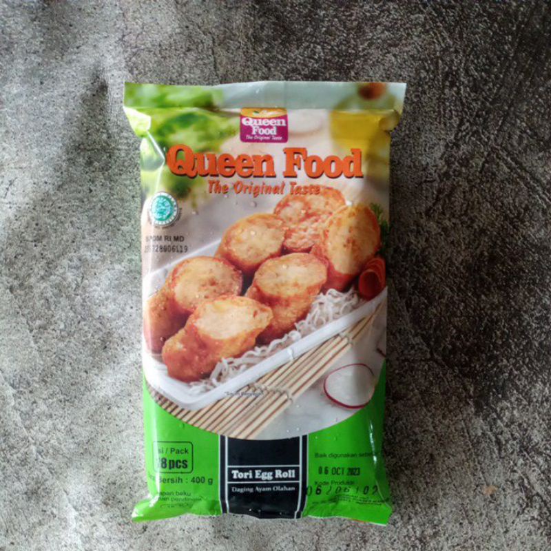 Jual QUEEN FOOD TORI EGG ROLL 18pcs 400g Shopee Indonesia