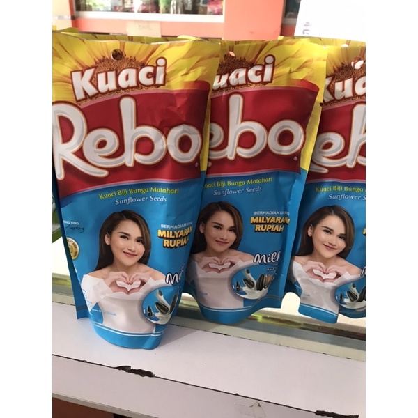 Jual Kuaci Rebo Rasa Susu 150 Gram Original Shopee Indonesia