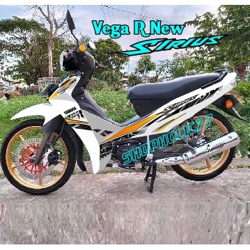 Jual Striping Vega R New Sirius Tahan Vernis Awet 3 4 Tahun Laminasi ...
