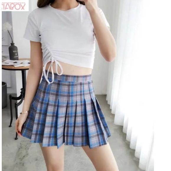 Jual Paling Diminati rok jkt48 /korean mini skirt / rok lipit / rok ...