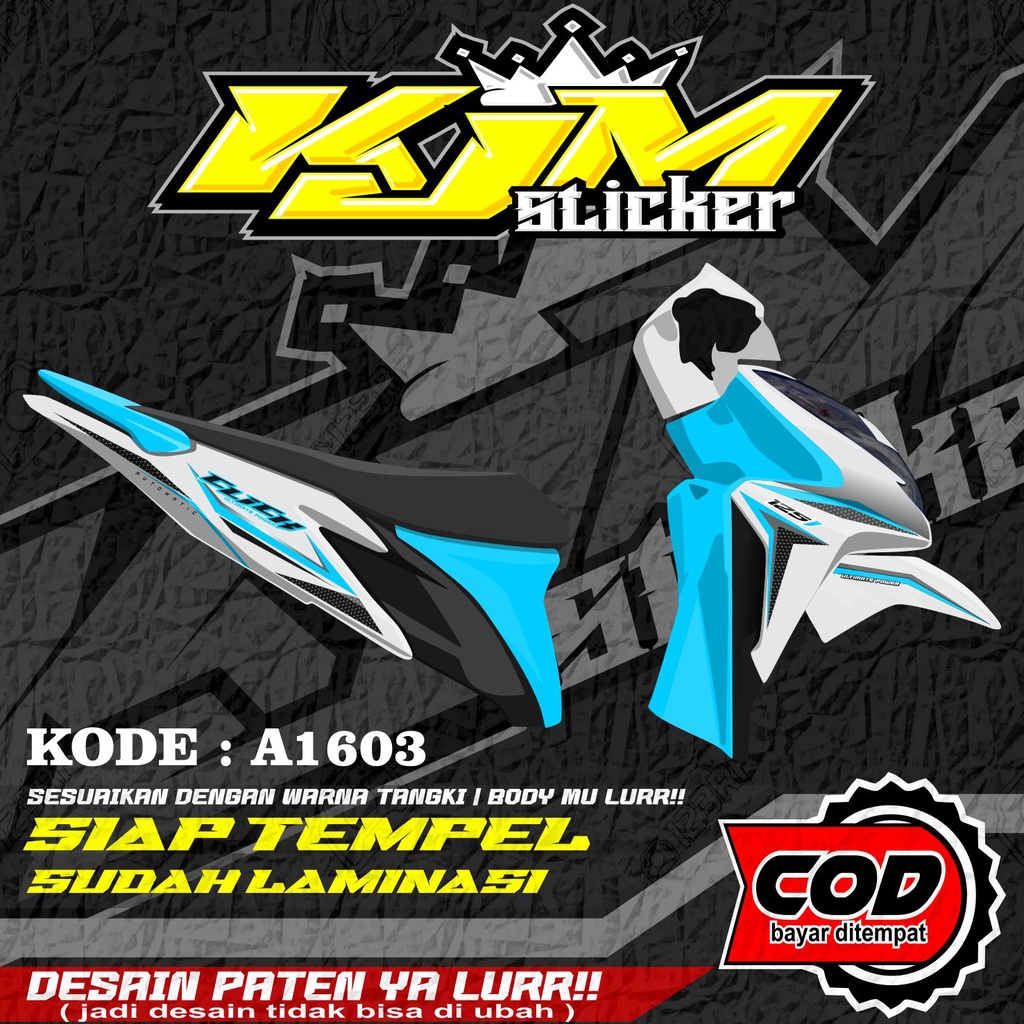 Jual STRIPING VARIO OLD 125 BOHLAM CLICK STYLE SUDAH LAMINASI Shopee