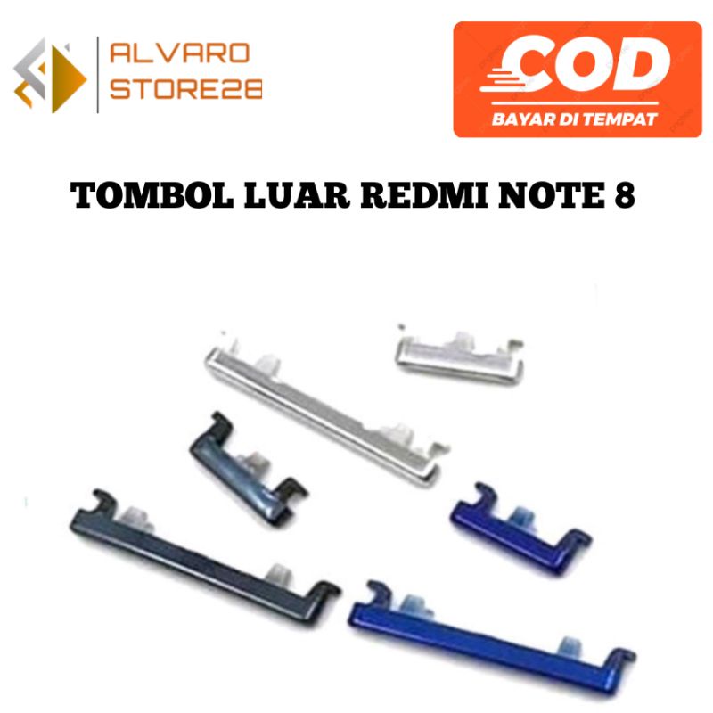 Jual TOMBOL LUAR POWER ON OFF - VOLUME XIAOMI REDMI NOTE 8 | Shopee ...