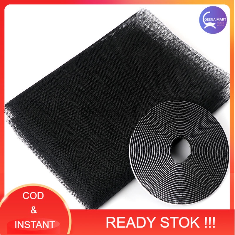 Jual Gorden Jaring Anti Nyamuk Window Net Mesh Room Curtain Protector ...