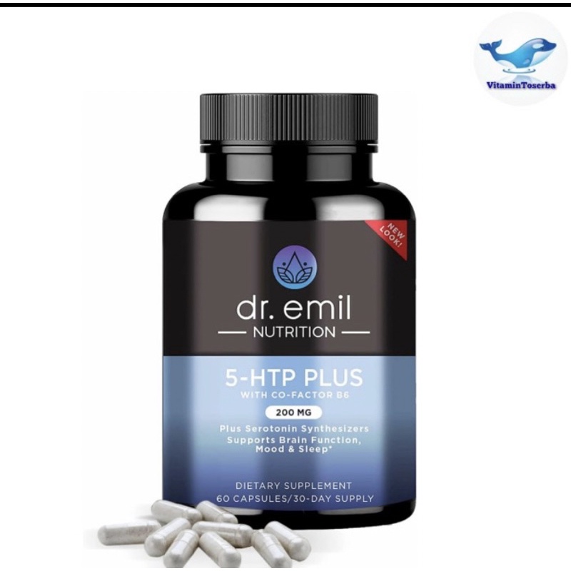 Jual Dr Emil Nutrition 5 HTP Plus 200mg 60 Capsules Shopee Indonesia