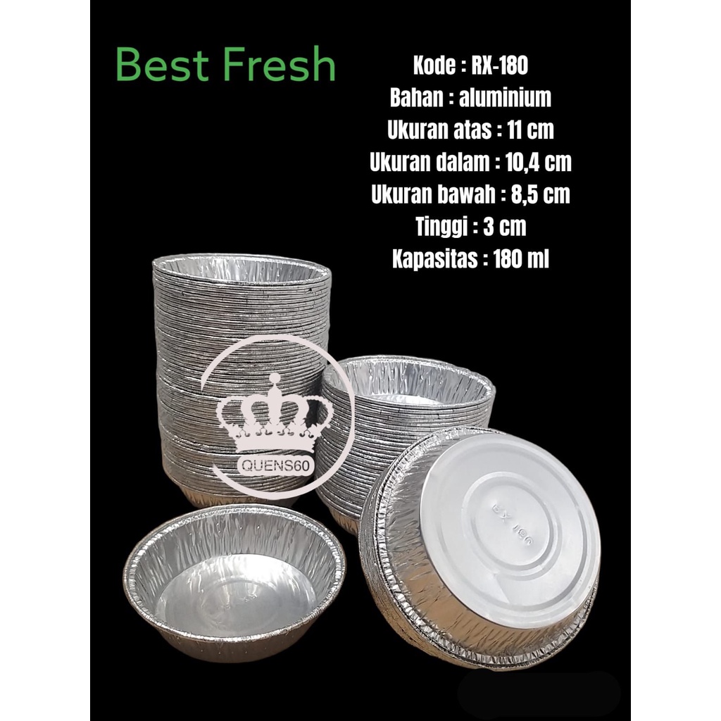 Jual Wadah Alumunium Foil Tray Rx Aluminium Foil Rx Best Fresh Aluminium Tray Ml