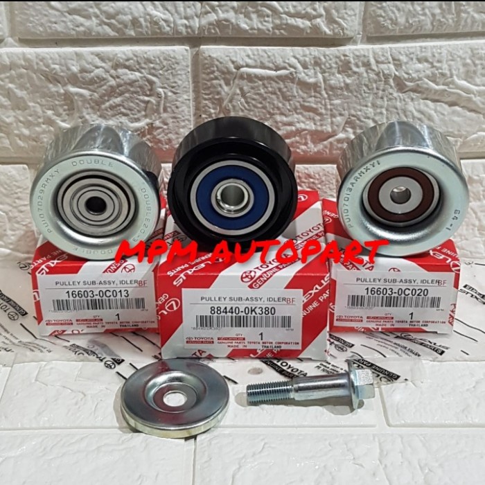 Jual Bearing Pulley Pully Tensioner Fan Van Belt Innova Inova Bensin ...