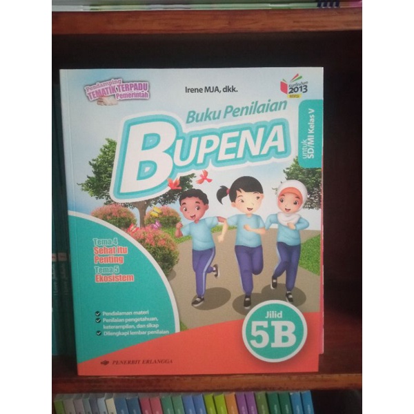 Jual BUKU BUPENA 5B KELAS 5 SD ERLANGGA KURIKULUM 2013 | Shopee Indonesia