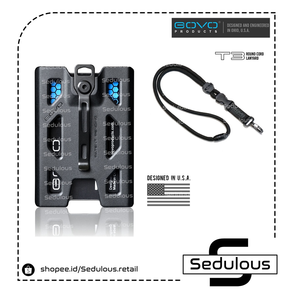 Jual Govo T4 Badge Holder/Wallet + T3 Lanyard Shopee Indonesia