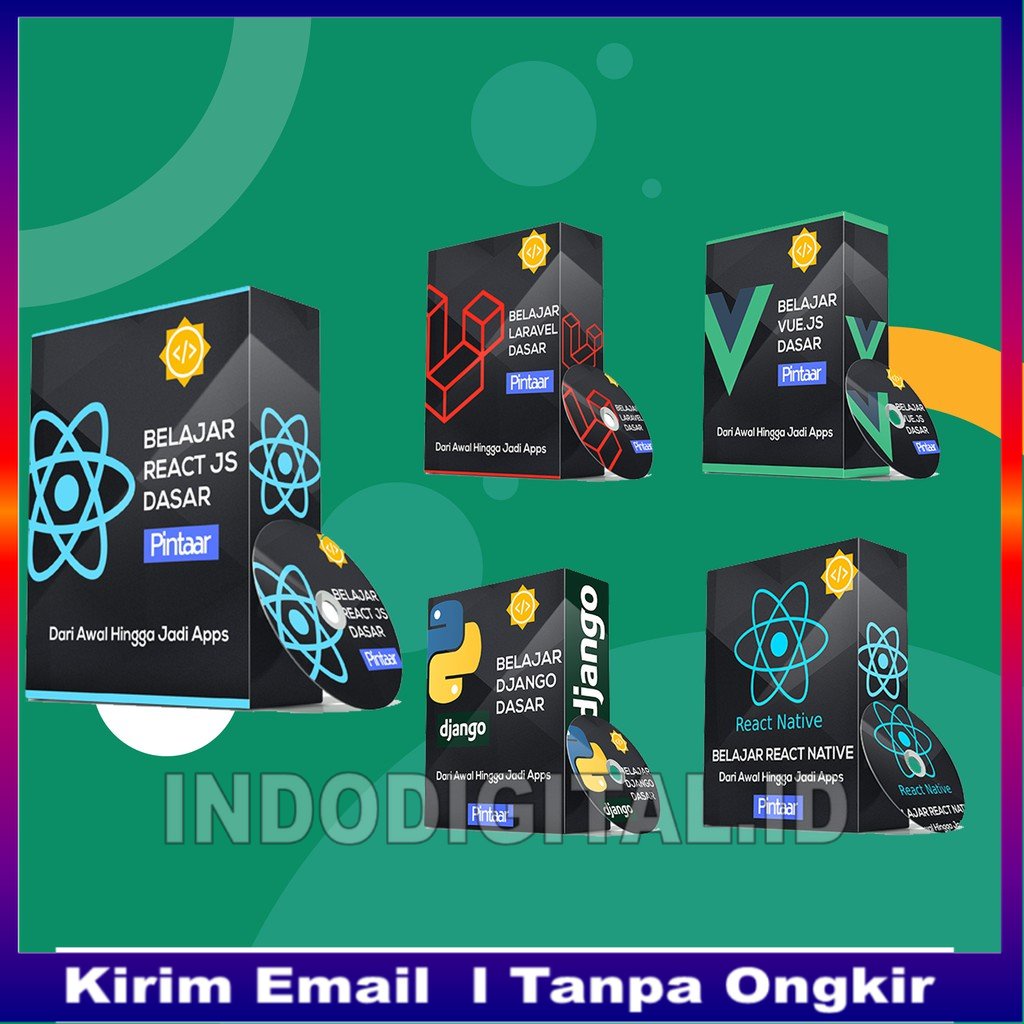 Jual Paket Belajar Pemograman React Js, React Native, Vue JS, Dan ...