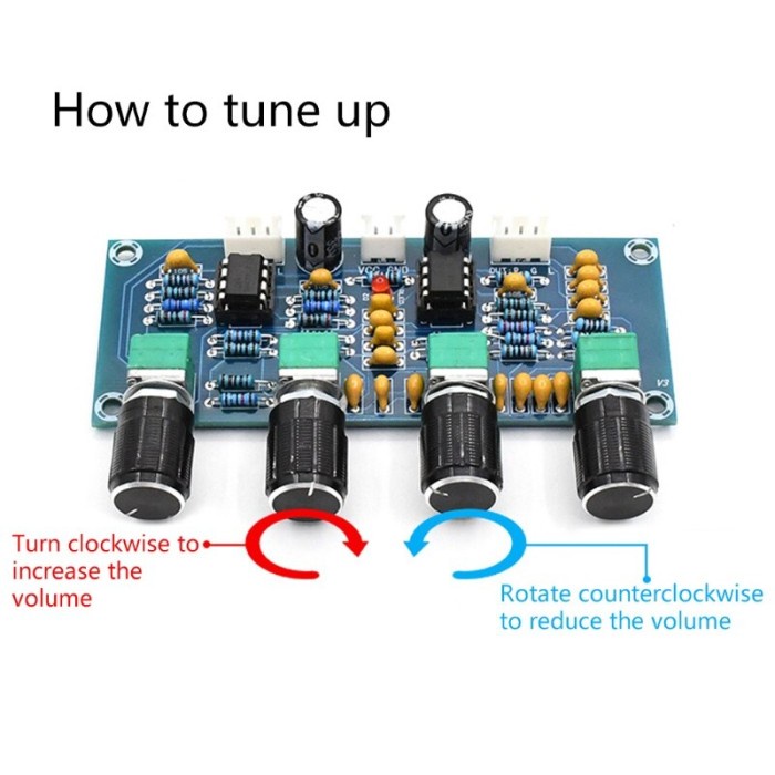 Jual A571 XH-A901 PREAMP TUNE CONTROL NE5532 HI-FI CLASS LOW NOISE ...