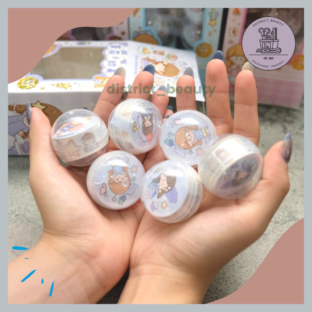 Jual WASHITAPE GAMES ISI 6 BOLA SOLATIP KERTAS KARTUN ANTI AIR LUCU SZ