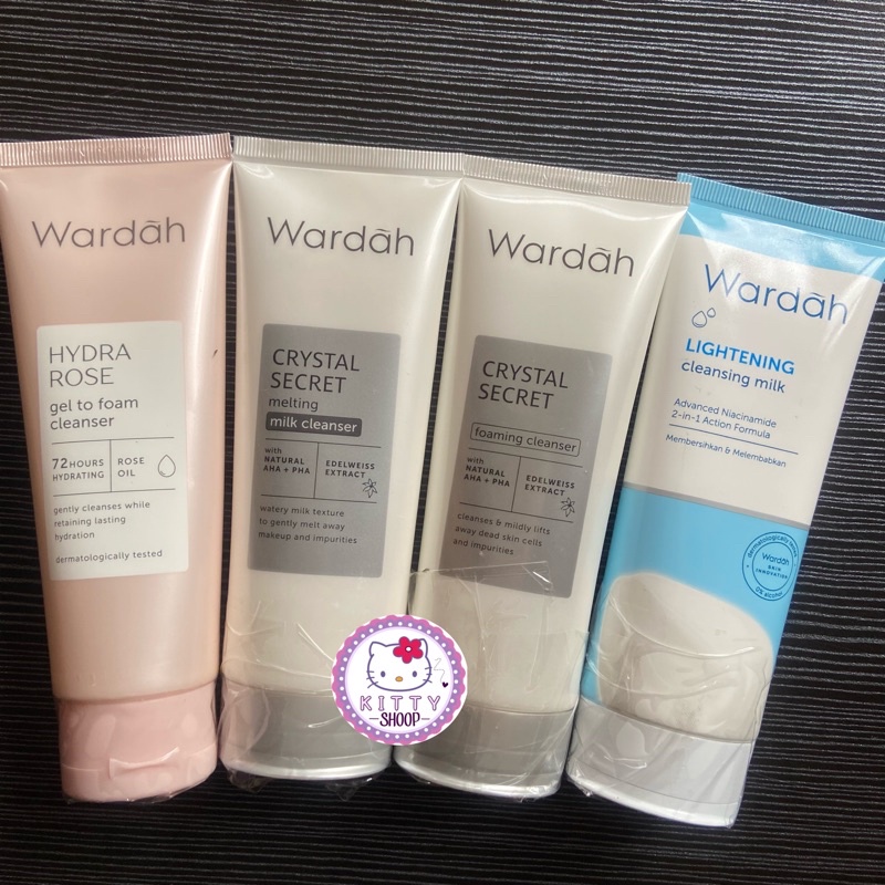 Jual WARDAH Hydra Rose Gel To Foam Cleanser/ Lightening Cleansing Milk