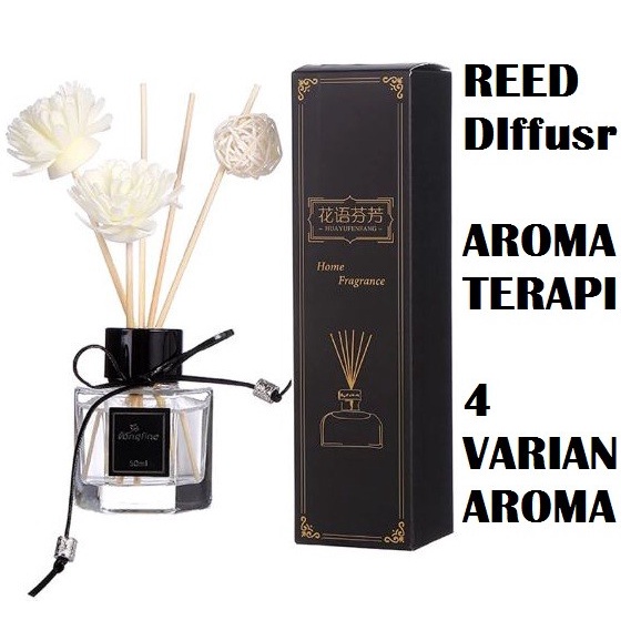 Jual REED DIFFUSER Pengharum stick ruangan aromaterapi essential oil 50