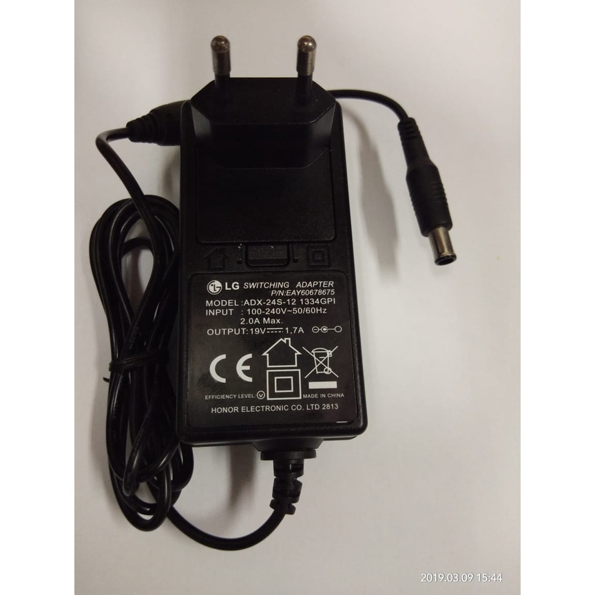 Jual Charger Adaptor Monitor Supply Tv Led Merek Lg V A Original Shopee Indonesia