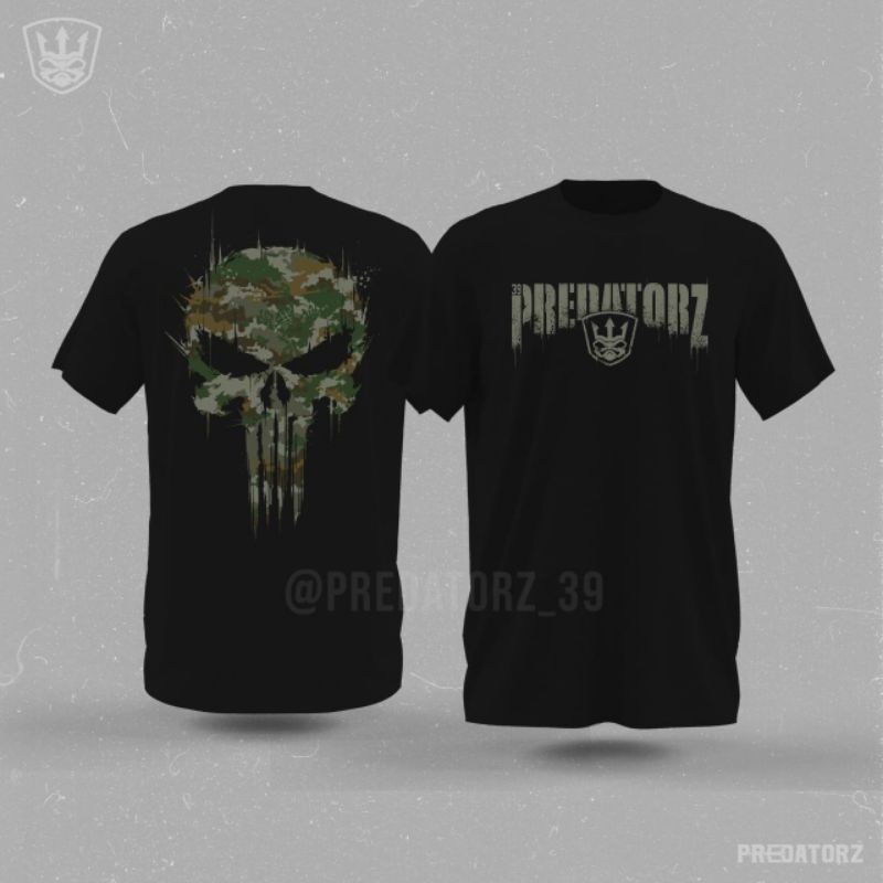 Jual Kaos Predatorz Punisher Camo Shopee Indonesia