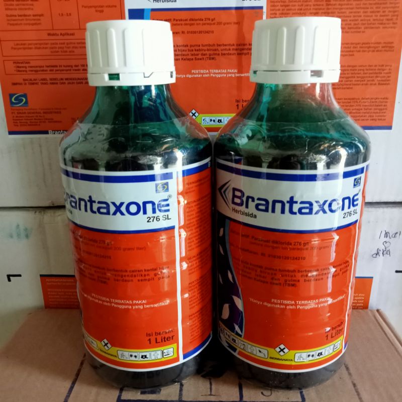 Jual Herbisida Kontak Brantaxone 276 Sl 1 Liter Pembasmi Rumput Liar